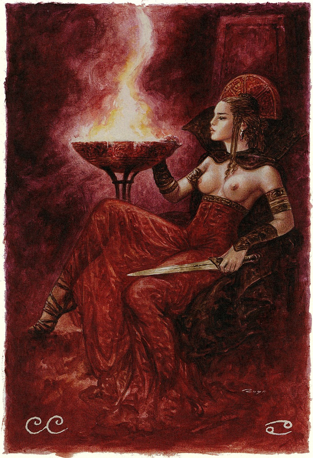 Minor Arcana Cups   Queen of Cups